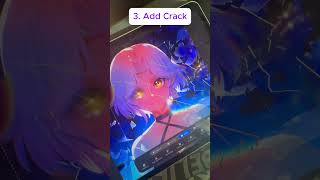 Procreate tutorial - Mirror Effect #anime #art #procreate #tutorial