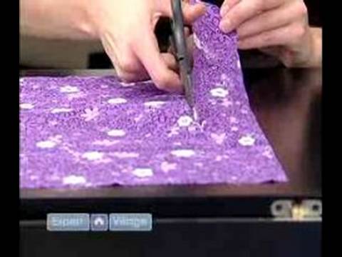 How to Sew a Handmade Christmas Stocking : Cutting...
