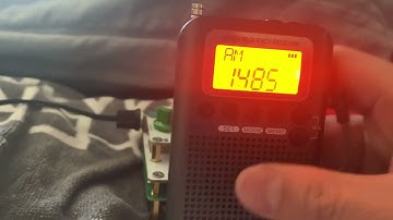 AMT-MW207 AM TRANSMITTER - TEST BROADCAST with various radio receivers