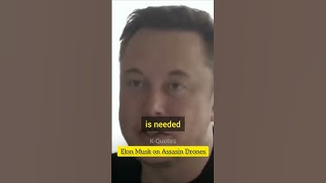 Elon Musk on Assasin Drones.