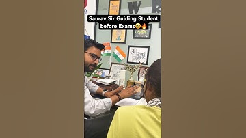 Saurav Sir Guidance to Student Before Exams🥹🔥 #adda247 #sauravsir #motivation