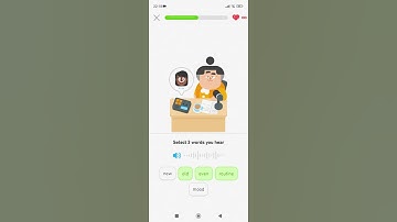 High B2 level - Duolingo lesson - Catch up with an old friend - Listening