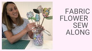 How to sew seasonal fabric flowers