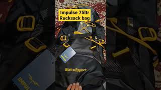 impulse 75ltr racksack bag. #travel #traveling #reels #shorts