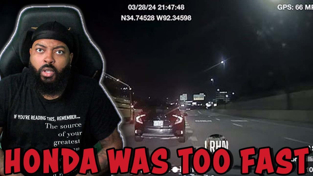 COPS COULDNT CATCH THIS HONDA (REACTION) - YouTube