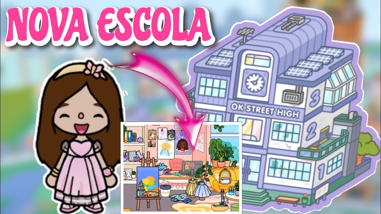 TOCA LIFE WORLD NOVA ESCOLA COM GINÁSIO NO TOCA BOCA?* New Update on Toca  Life 