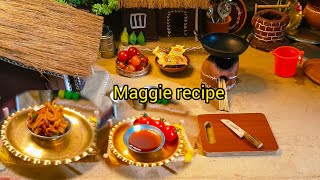 miniature Maggie and tomato sauce recipe 😋 | Maggie| Tomato sauce |@Miniaturegirl629