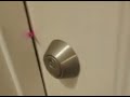 How to lock the door with straw