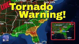 LIVE: Tornado Warning!  Severe Weather Coverage! 51024