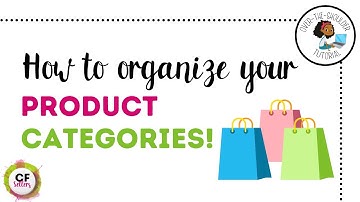 How to Organize your Product Categories for your Creative Fabrica store!