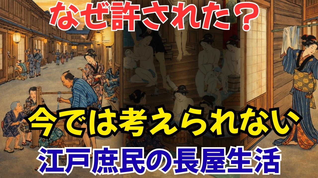 なぜ耐えられたのか？江戸時代、庶民の衝撃の住居事情「裏長屋」の驚きの実態