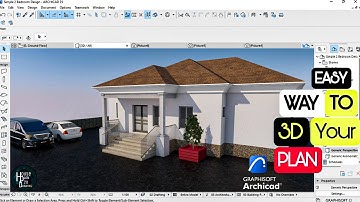 Archicad Tutorial: Easy Way To 3D Your Plan
