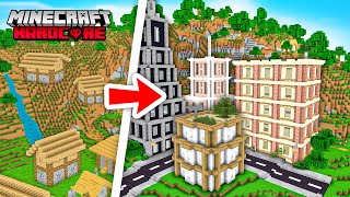 J'ai amélioré un VILLAGE sur Minecraft Hardcore