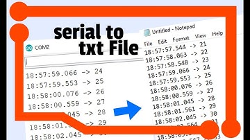 how to save Arduino  Serial data to TXT file