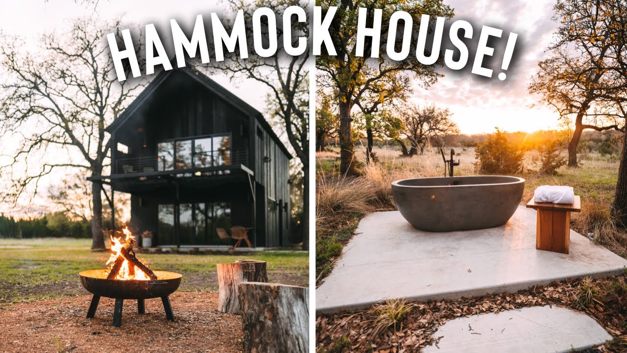 ⁣200 Acre Hammock House w/ Outdoor Bathtub! | Minimalist Cabin Airbnb!