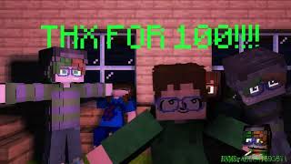 happy 100 l short l minecraft animation l M-I screenshot 4