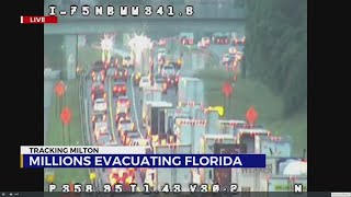 Millions evacuate Florida as Hurricane Milton nears landfall