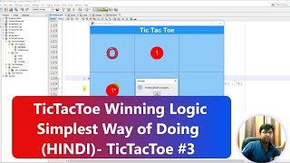 #Part3 | Tic Tac Toe Training | Winning Logic | Simple Logic - (HINDI)