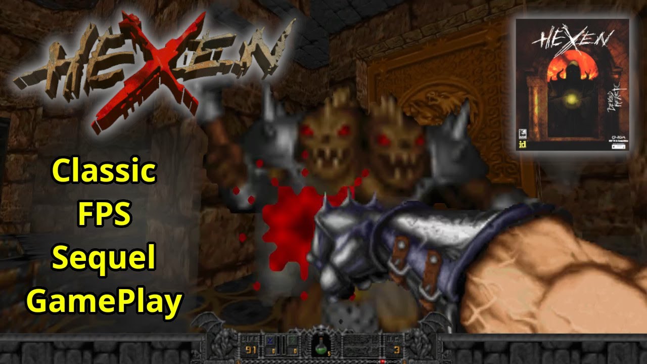 Hexen: Beyond Heretic. Classic FPS Sequel GamePlay & Review. - YouTube