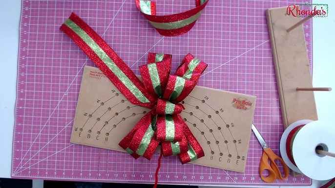 How to Make a Terri Bow out of Ribbon on the Pro Bow The Hand Bow