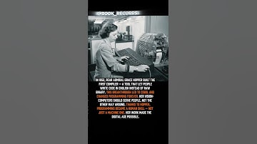 The Mother of Modern Code #history #book_records #interestingfacts