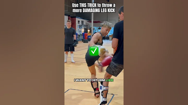 INCREASE THE DAMAGE OF YOUR LEG KICKS #muaythai #striking #kicks