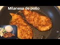 MILANESA DE POLLO | MILANESA FÁCIL | BREADED CHICKEN | Esli recetas fáciles