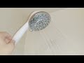 Remove hard water from your shower heads WITHOUT chemicals or vinegar