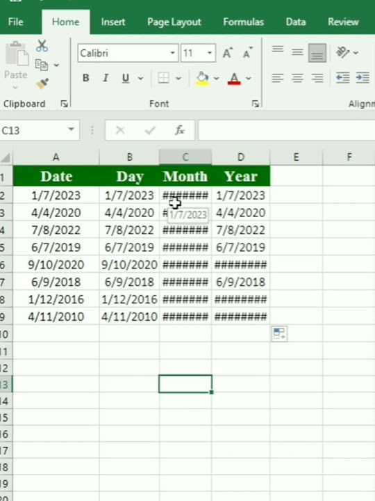 How to remove hashtags in excel excel tips columns exceltech 