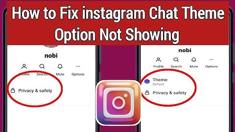 How to Fix instagram Chat Theme Option Not Showing 2024 || How To Enable Instagram Chat theme option