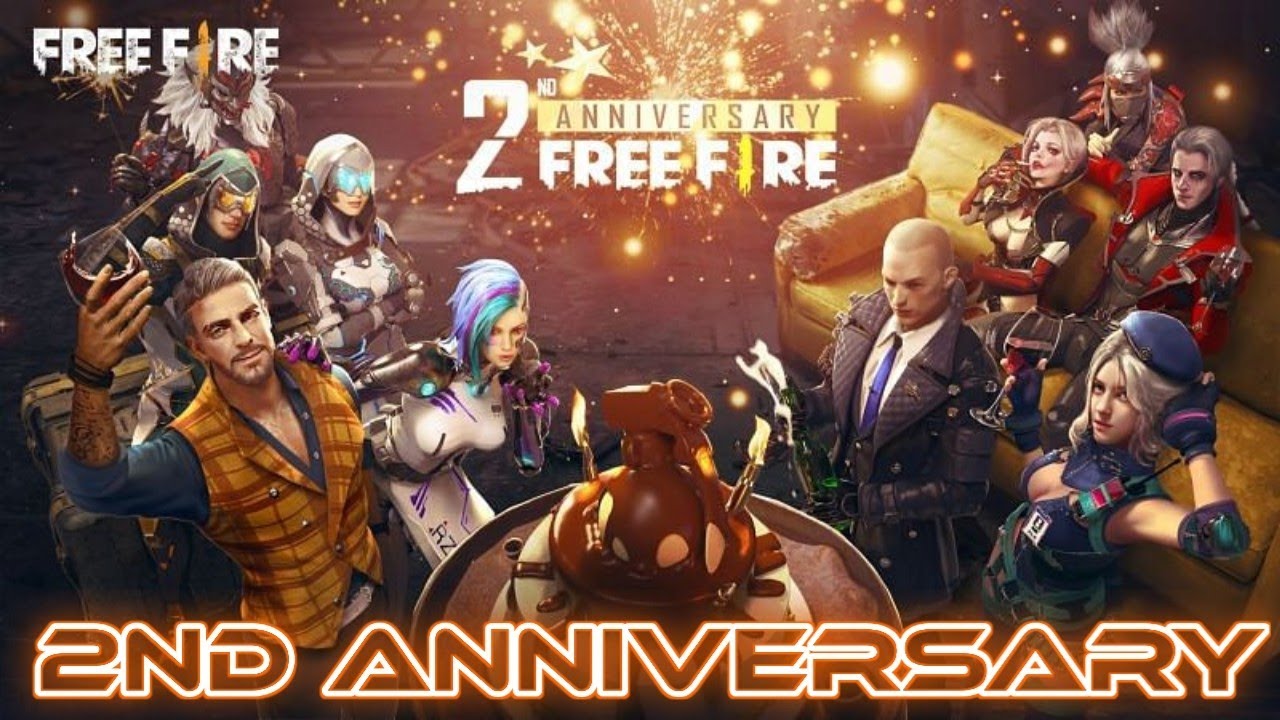 FREE FIRE 2ND ANNIVERSARY THEME SONG  FREE FIRE ANNIVERSARY THEME SONG  FREE FIRE LOBBY SONG