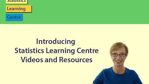Statistics Learning Centre Videos