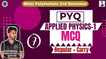 Bihar Polytechnic 2nd Semester Physics-1|Applied Physics-1 previous Year Question Paper 2nd Semester