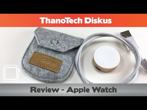 Thanotech Diskus Review - Portable Apple Watch Charger