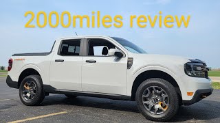 2000miles review on my 23 ford maverick tremor xlt. great or bad?