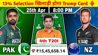 PAK vs NZ 4'th T20I Dream11 Prediction, PAK vs NZ Dream11 Team, PAK vs NZ Dream11 Team Prediction screenshot 3