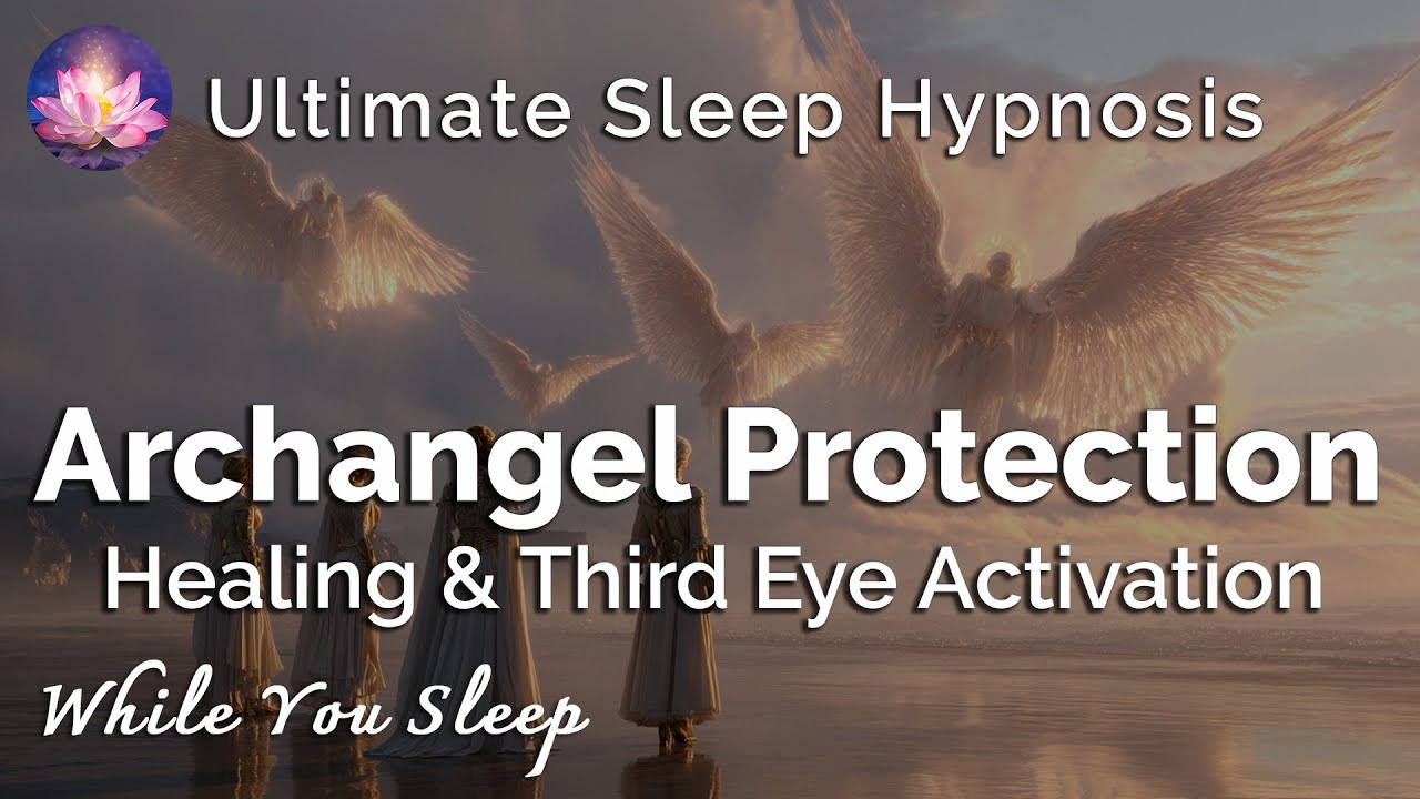 Archangel Protection ✨ Healing, Third Eye Activation Ultimate Sleep Hypnosis & Positive Affirmations