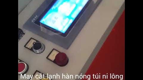 Máy cắt lạnh hàn nóng túi ni lông chất lượng cao.