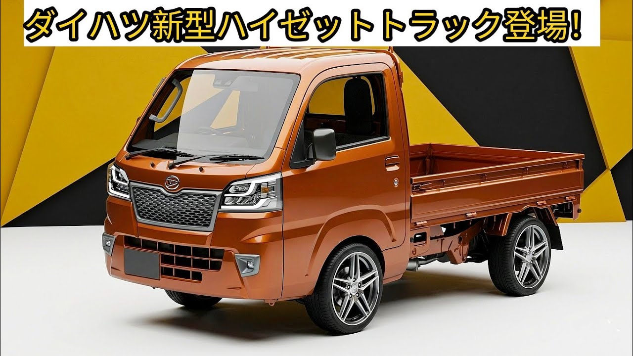 ダイハツ　軽トラック Daihatsu's new Hijet Truck is here! With 18.8 kgm of torque, it's