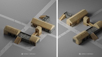 How to Create Isometric Architectural Diagram (Summary Video)- 3ds Max + Corona + Photoshop tutorial