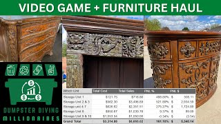 Storage Units 9 & 10: $1000+ In Video Games & Furniture