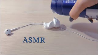 ASMR 💙 асмр пена для бритья на микрофон ✨🌙