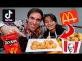 PROBAMOS FOOD HACKS de MCDONALDS y más TikTok VIRALES!! *de Burger King, KFC y Doritos!!*