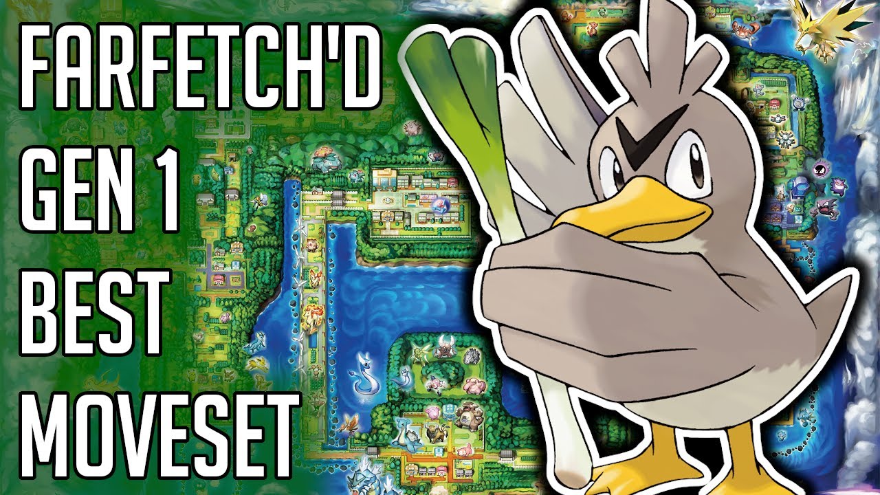 Farfetch'd Best Moveset Moves Pokemon Red Blue Yellow Version