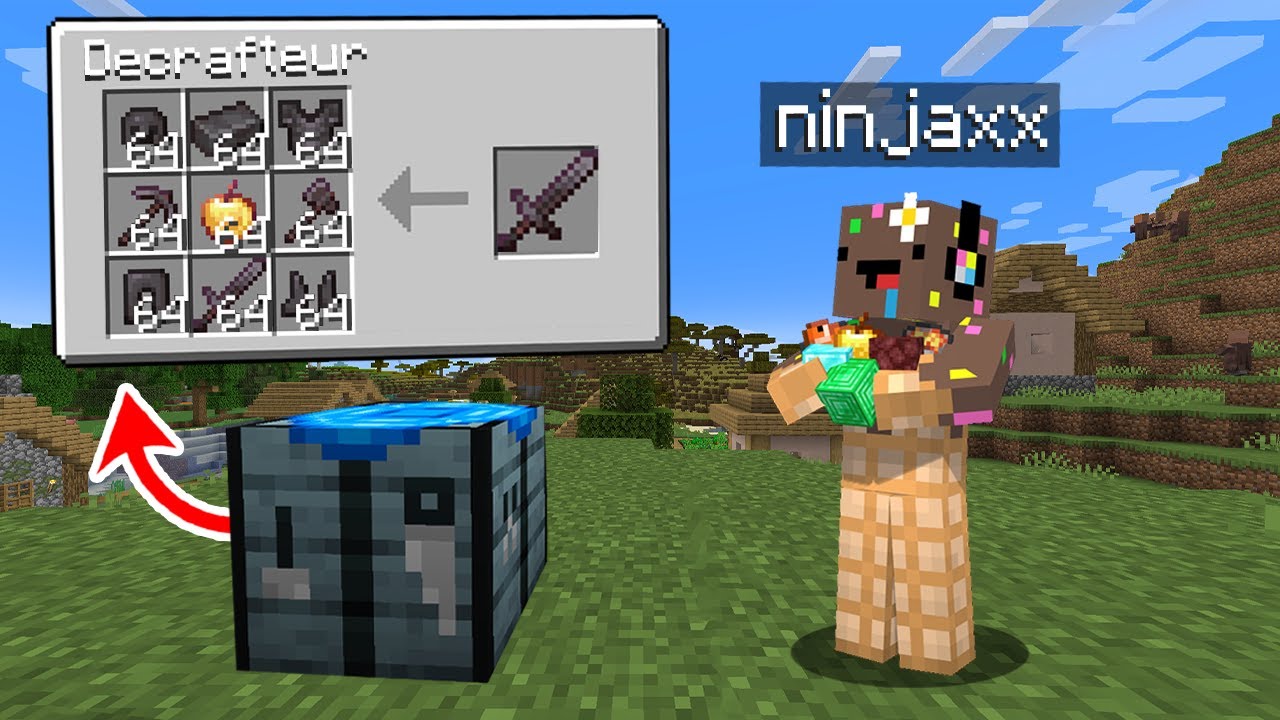 J'ai cassé Minecraft en INVERSANT TOUS LES CRAFTS.. (wtf)