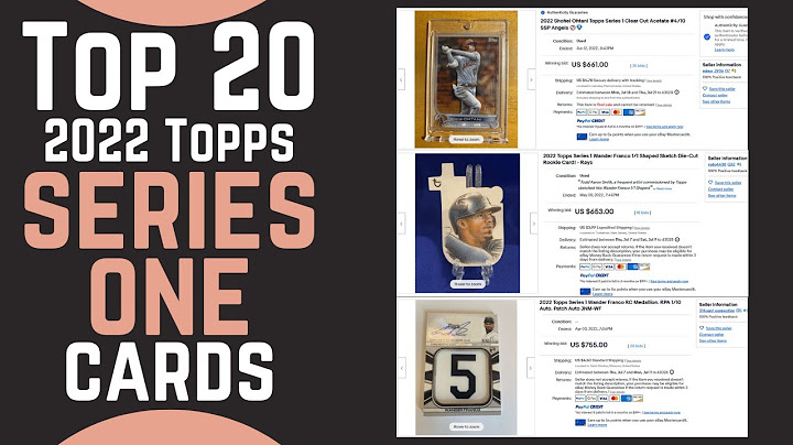 Topps 2022 series 1 most valuable cards