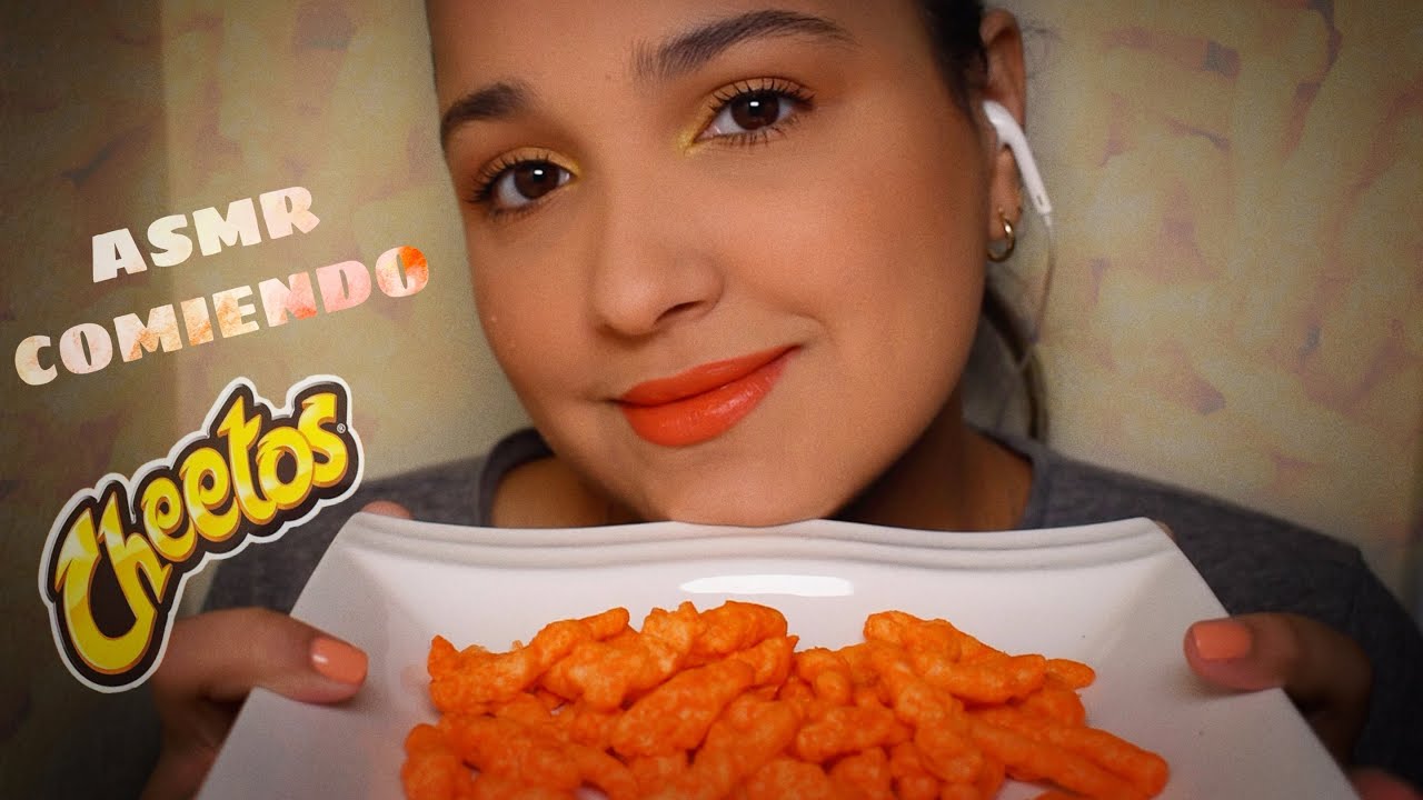 ASMR Español - ASMR comiendo cheetos y HABLANDO (crunchy mouth sounds ...