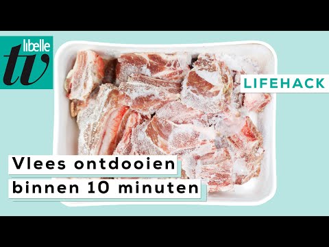 Video: Hoe Vlees Thuis Snel En Correct Te Ontdooien In Een Magnetron, Heet Water, Oven En Andere Methoden + Foto's En Video's