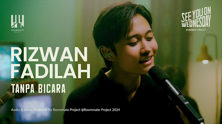 See You On Wednesday |Rizwan Fadilah - Tanpa Bicara - Live Session