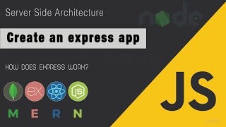How do I create a node js with express applications | MERN Stack | Server side Architecture | JSUniv